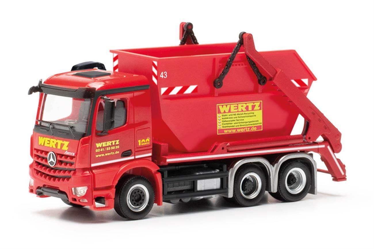 Herpa 317856 MB Arocs M AbsetzMu-LKW Wertz