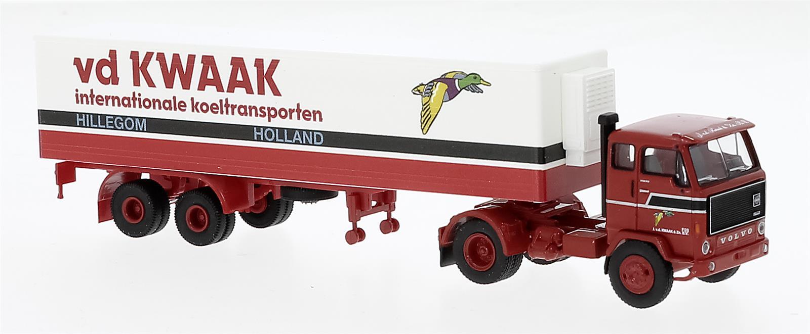 Brekina 85688 Volvo F 89 Koffer-SZ neues Design 1972, v.d.Kwaak,
