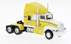 Brekina 85927 Kenworth T 600 gelb, weiss, 1984,