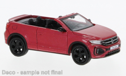 Brekina PCX870601 VW T-Roc Cabriolet metallic rot, 2022,