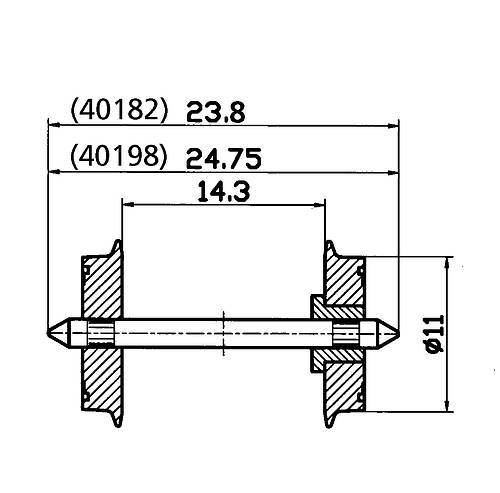 Roco 40198 NEM Normradsatz