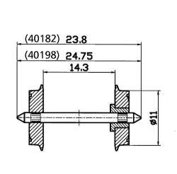 Roco 40198 NEM Normradsatz