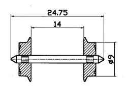 Roco 40195 Wechselstromradsatz