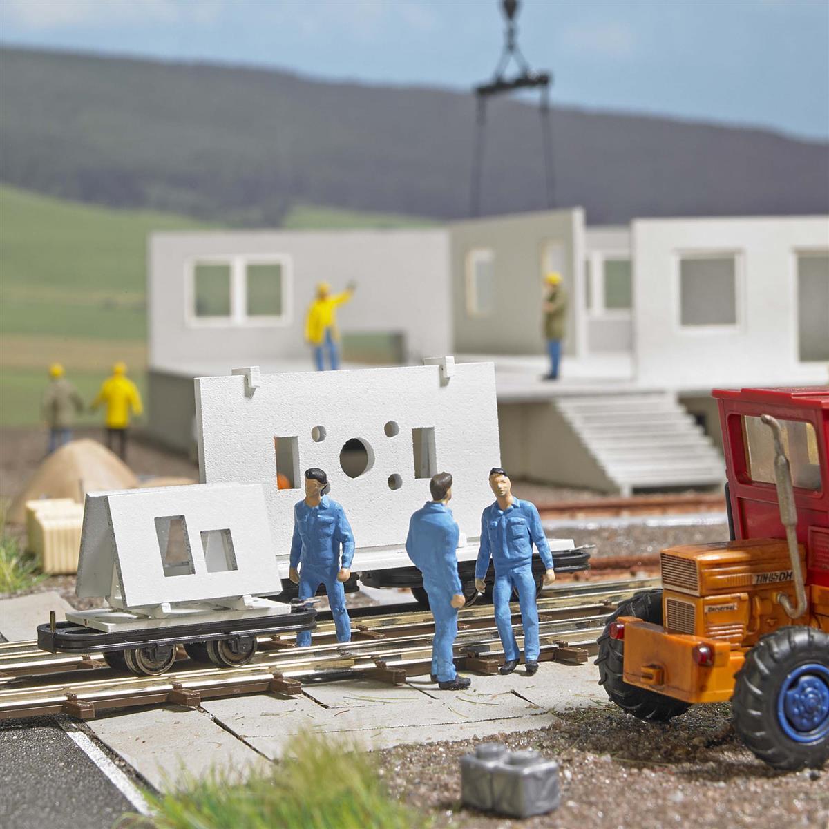 Busch 12249 Drehgestellwagen mit Betonele