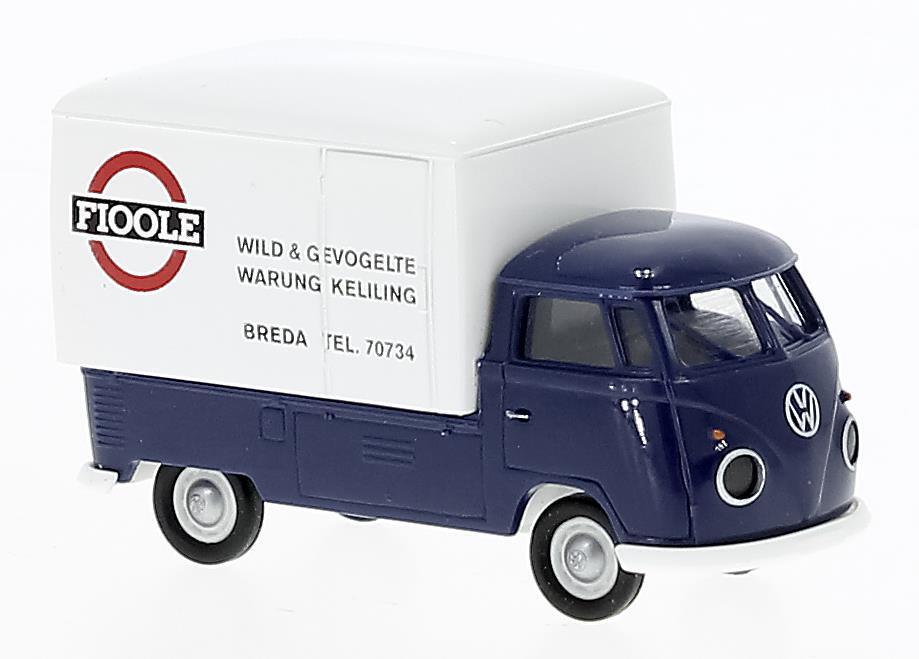 Brekina 32874 VW T1b Großraum-Koffer 1960, Fioole,