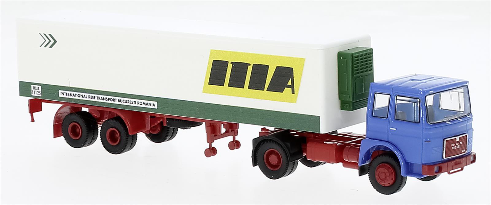 Brekina 78156 MAN F7 Koffer-SZ 1970, ITIA Sped (RO),