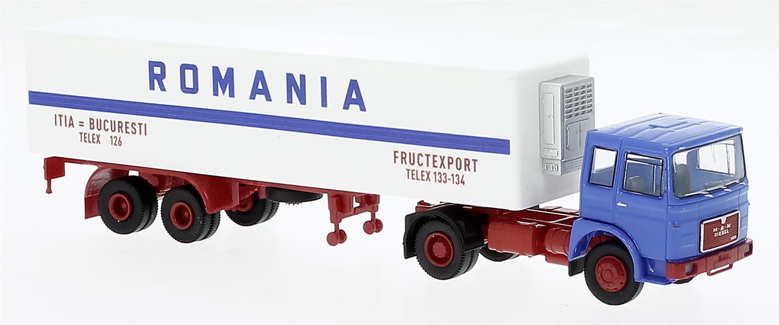 Brekina 78157 MAN F7 Koffer-SZ 1970, Romania,