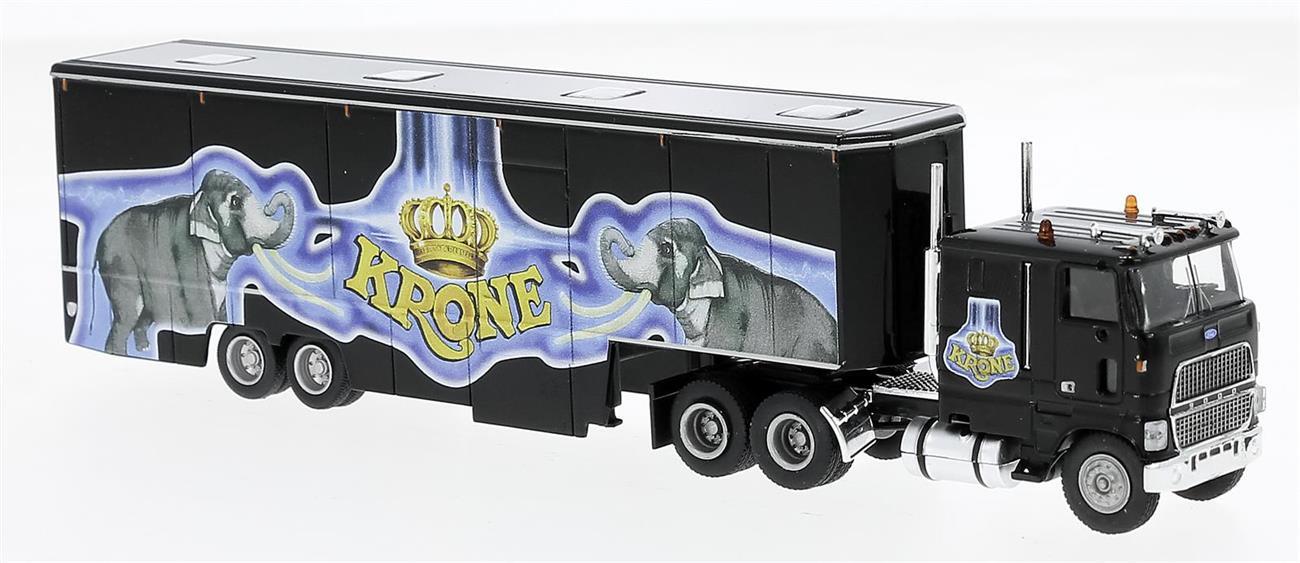 Brekina 85860 Ford CLT 9000 Sattelzug 1978, Circus Krone,