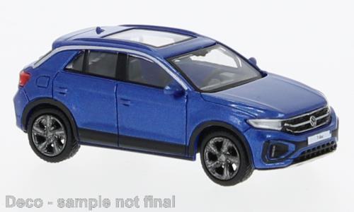 Brekina PCX870605 VW T-Roc metallic dunkelblau, 2022,