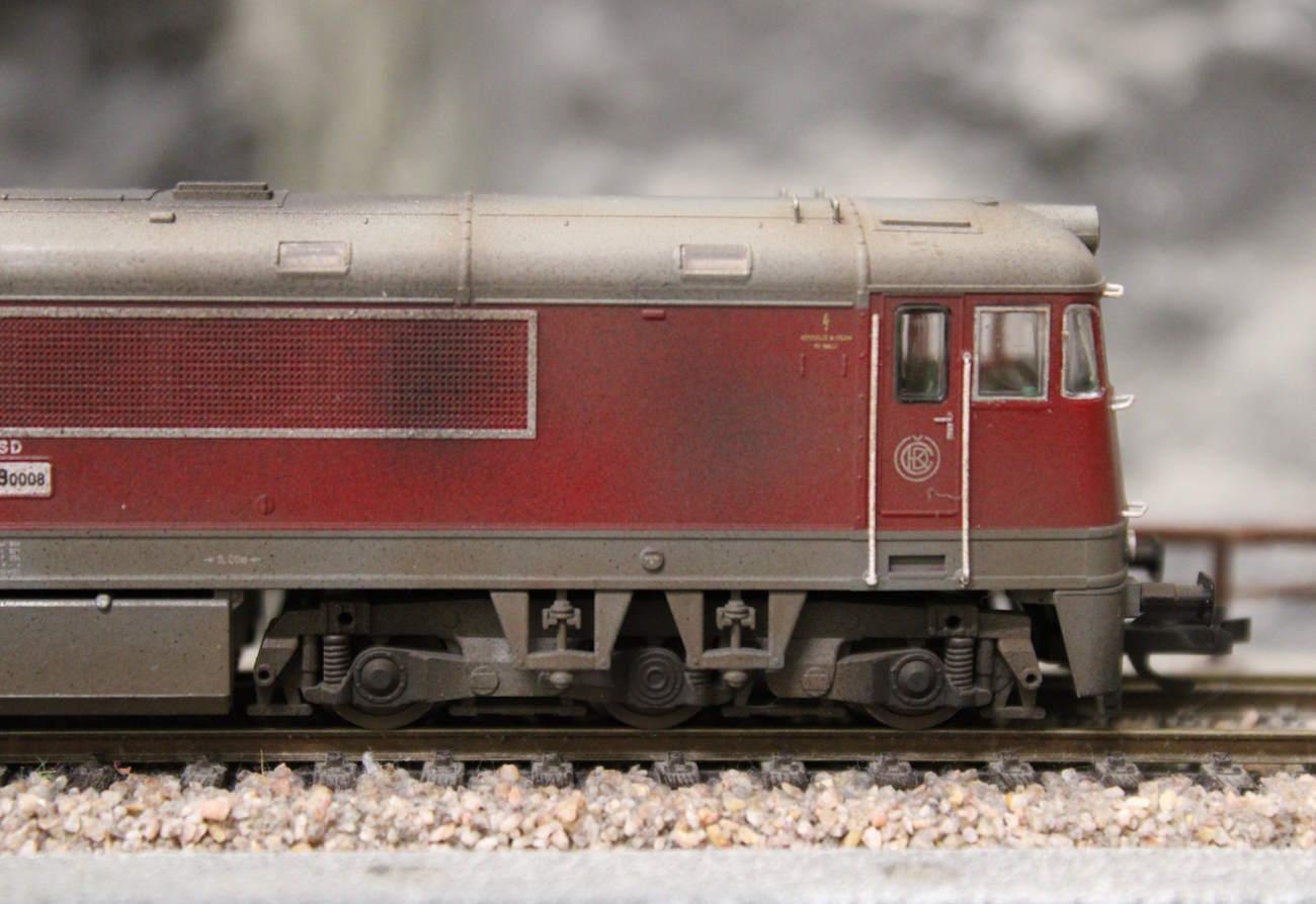 MTB Diesellokomotive T679.0008 CSD - Betriebsverschmutzt