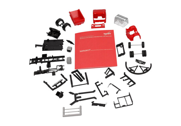 Herpa 013994 MiniKit: Mercedes-Benz Actros S Absetzkipper AK12, rot
