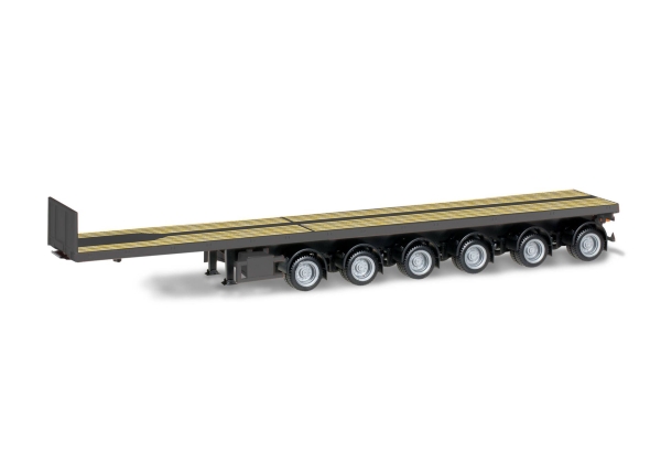 Herpa 076715005 Nooteboom Ballasttrailer 6achs, grau