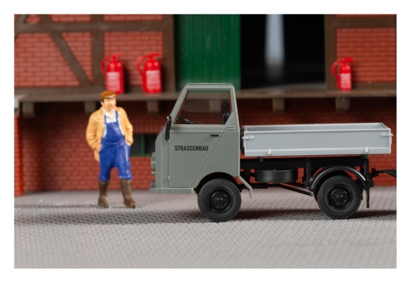 Auhagen 40512 Multicar M22 Pritsche mit Kompressoranhänger