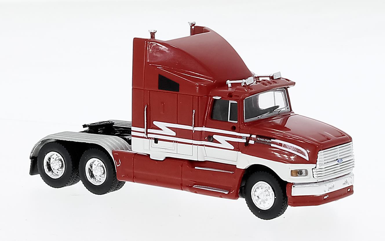 Brekina 85901 Ford Aeromax rot, beige, 1990,