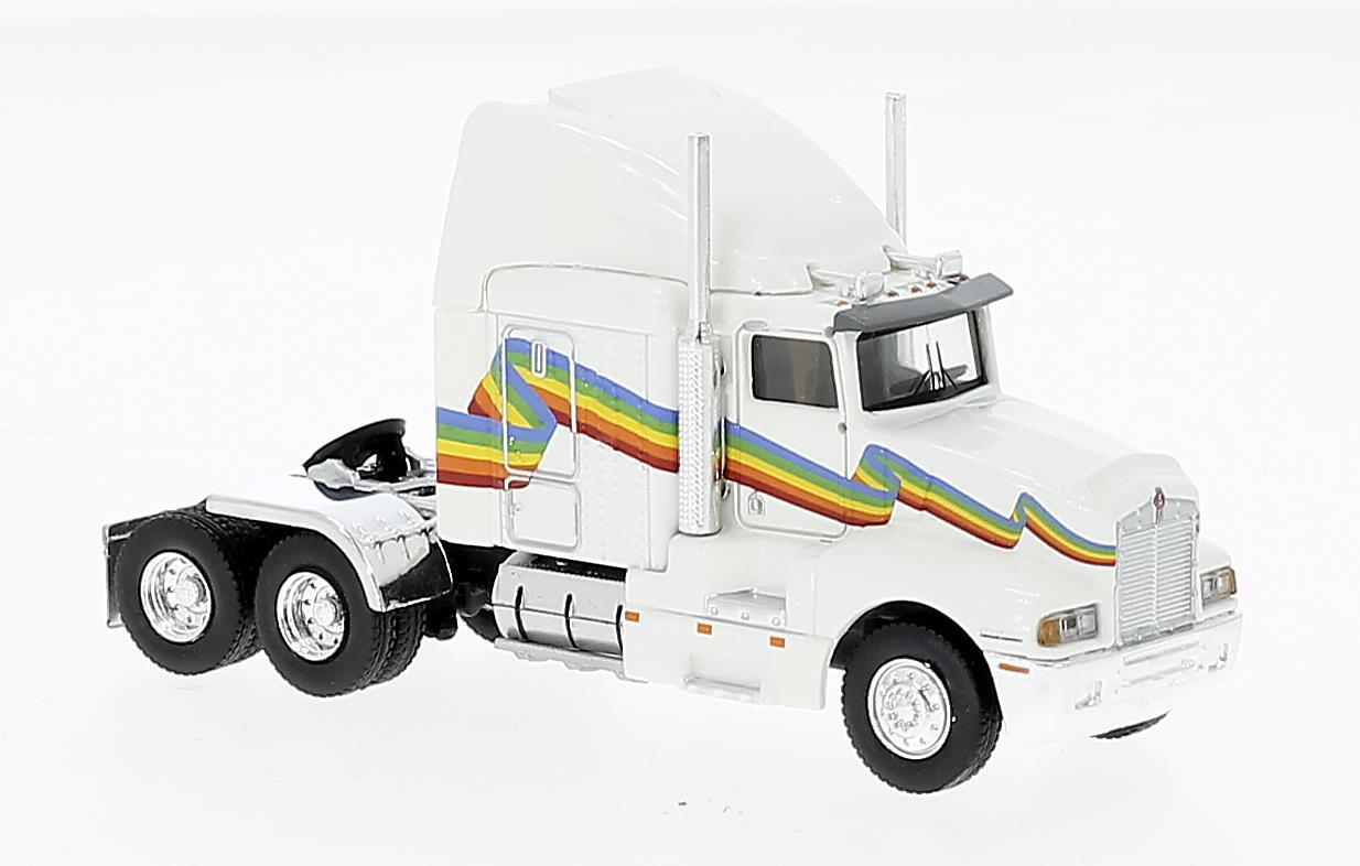 Brekina 85932 Kenworth T 600 1984, Rainbow,