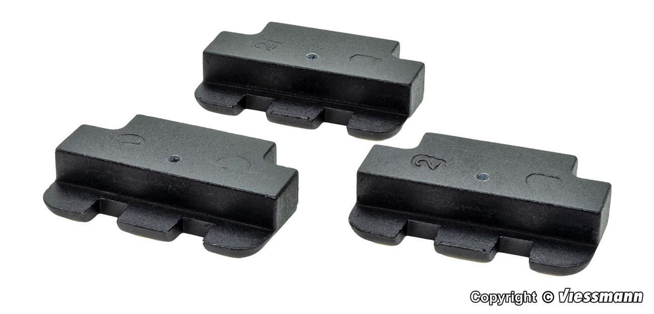 Viessmann 8428 H0 Gewichte für MB ACTROS Fahrzeuge, 3 Stück