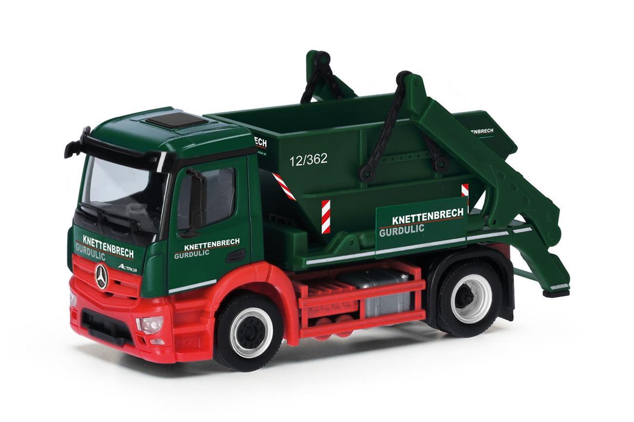 Herpa 318419 Mercedes Benz Actros S Absetzkipper AK12 "Knettenbrech & Gurdulic"