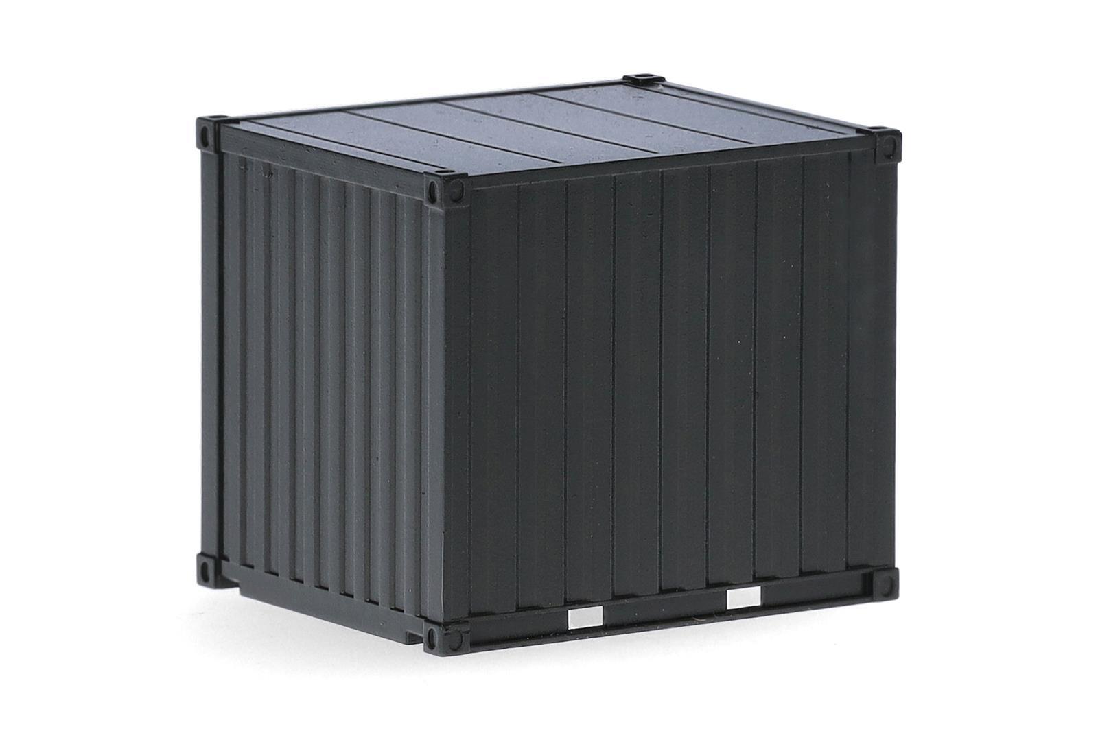 Herpa 747103 2x 10ft Container "Bundeswehr", Bronzegrün (unbedruckt)