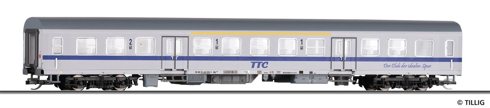 Tillig 502709 Halberstädter Mitteleinstiegswagen 1./2. Klasse "TILLIG-TT-Club", TTC