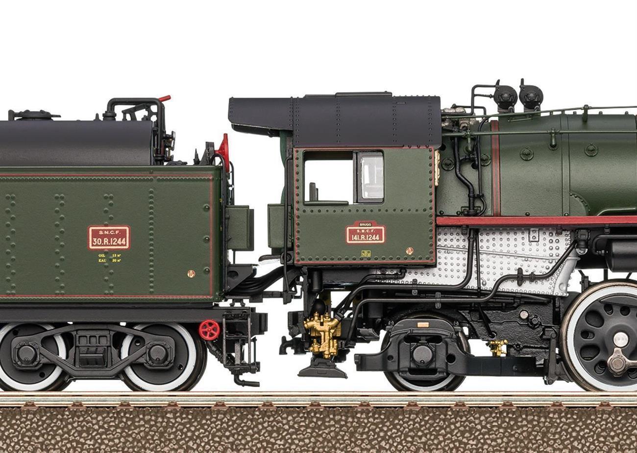Trix T25141 Dampflokomotive mit Öl-Tender 141.R.1244 SNCF
