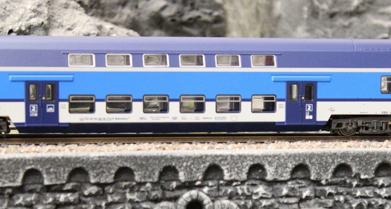 Roco 6280028 2-teiliger Set: Doppelstockwagen CD