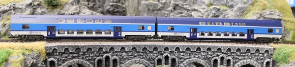 Roco 6280028 2-teiliger Set: Doppelstockwagen CD