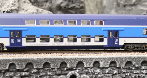 Roco 6280028 2-teiliger Set: Doppelstockwagen CD