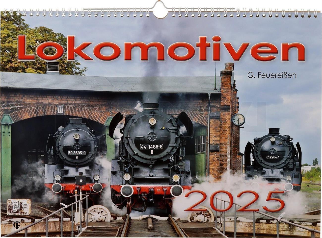 G. Feuereißen Kalender 2025 - Lokomotiven
