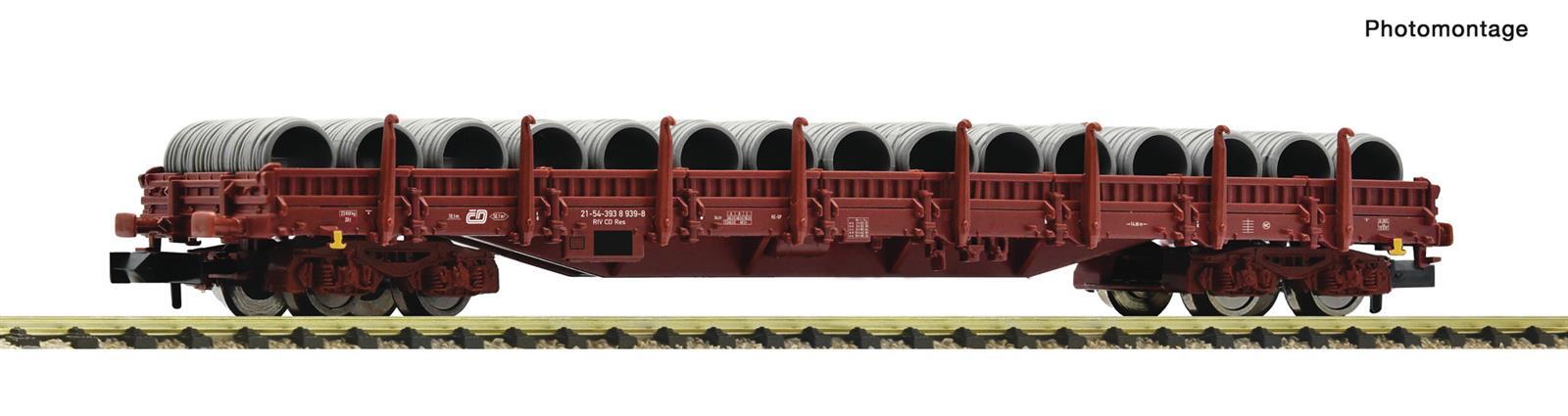 Fleischmann 6660078 Rungenwagen Res CD + Drahtrollen