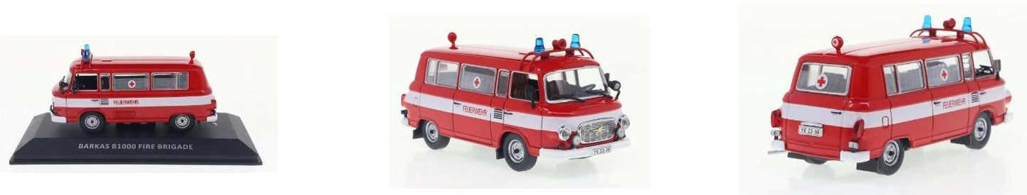 Techno 730 060-N Barkas B 1000 Feuerwehr Krankentransport