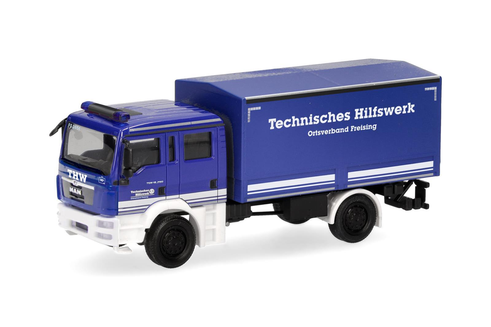 Herpa 098311 MAN TGM MZKW THW Freising