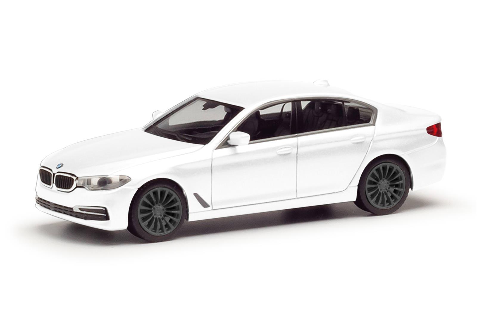 Herpa 420372-002 BMW 5er Limousine, alpineweiß