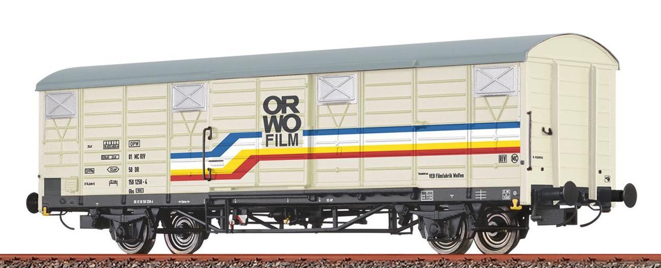 Brawa 49933 Gedeckter Güterwagen Gbs [1500] "ORWO" DR