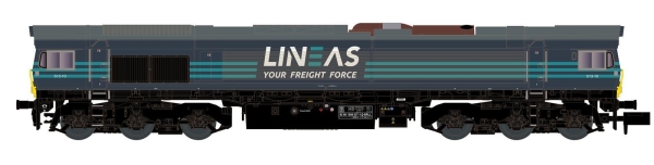 Kato K10838S N Diesellok Class 66 LINEAS - Sound Version