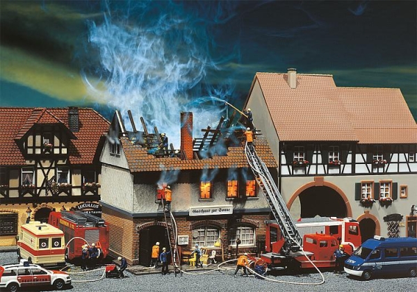 Faller 130429 Brandruine Gasthaus Zur Sonne