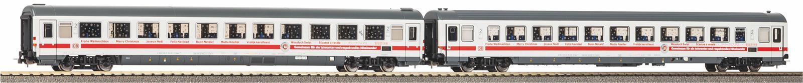 Piko 28303 2er Set Personenwagen "Bahn Azubis gegen Hass und Gewalt" DB AG