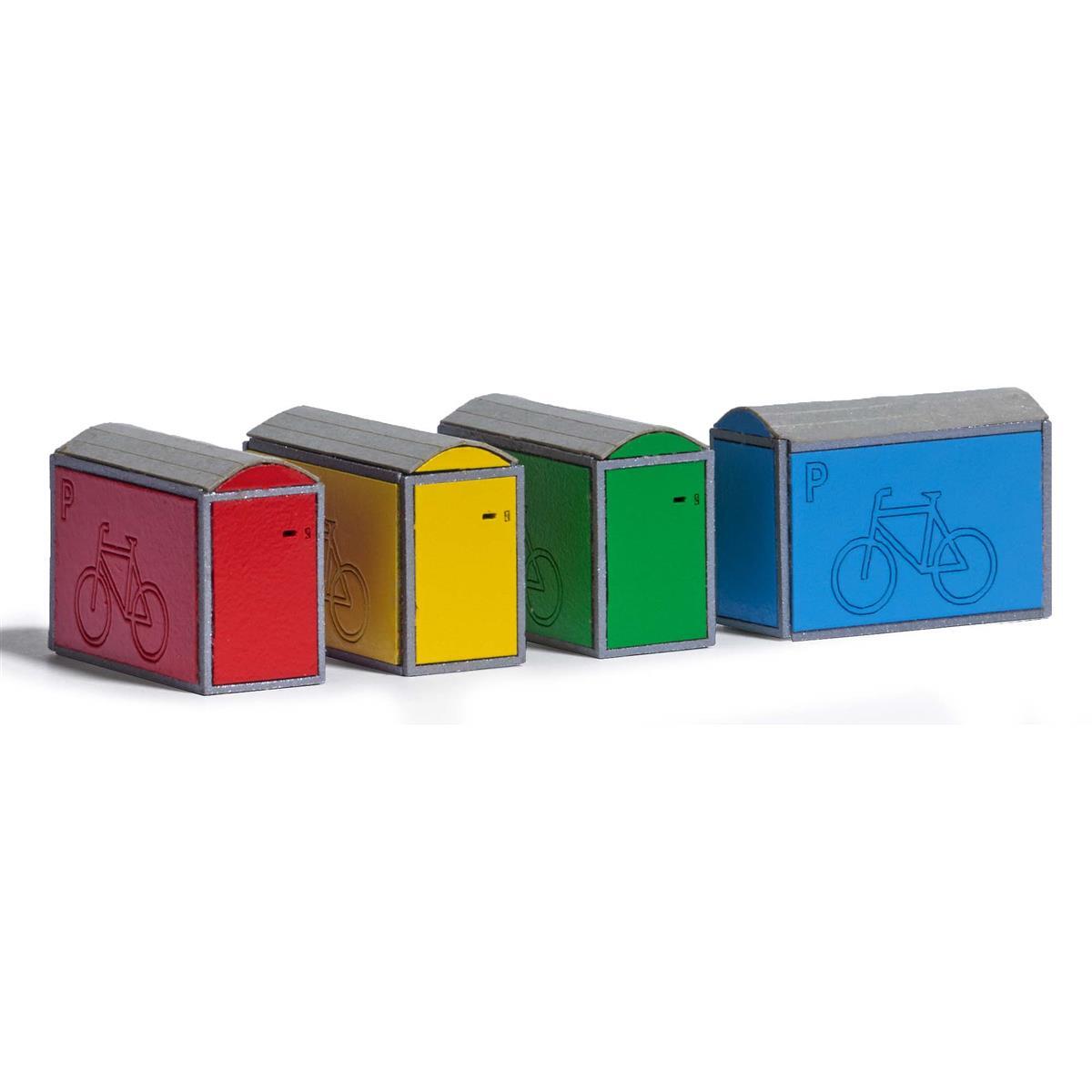 Busch 1988 H0 4 Fahrradboxen
