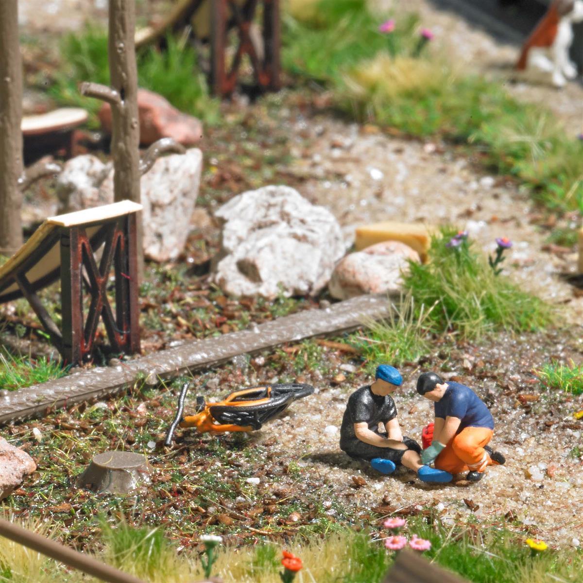 Busch 79825 H0 Action Set:Radunfall