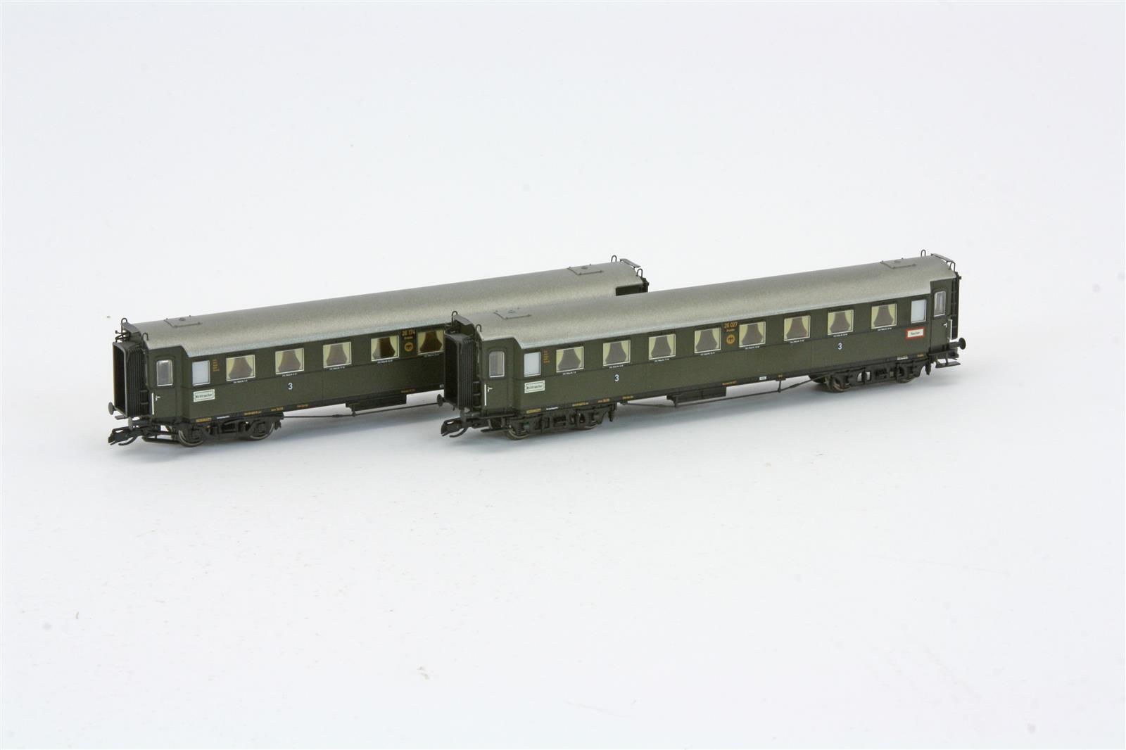 Saxonia 120177 TT 2er Set Personenwagen C4Ü Sa 07, DRG Ep.II