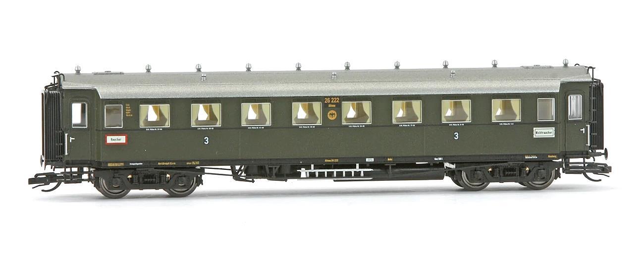 Saxonia 120180 TT Personenwagen C4Ü Sa 07 m. Beleuchtung, DRG Ep.II