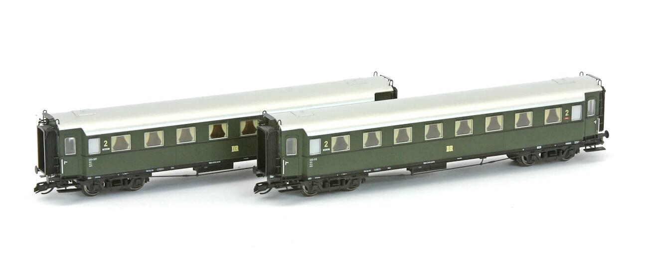 Saxonia 120181 TT 2er Set Personenwagen C4Ü Sa 07, DR Ep.III