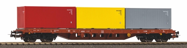 Piko 24539 H0 Containertragwagen SNCB V beladen mit 3 Containern