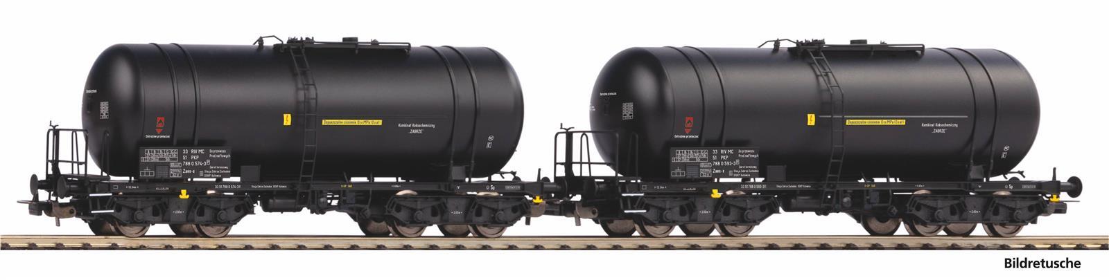 Piko 28311 H0 2er Set Kesselwagen 406Ra PKP