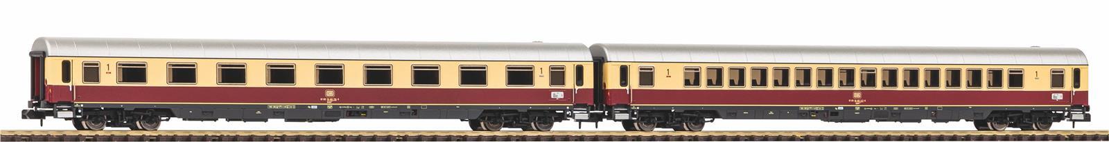 Piko 40672 N 2er Set IC Wagen "Merkur" DB