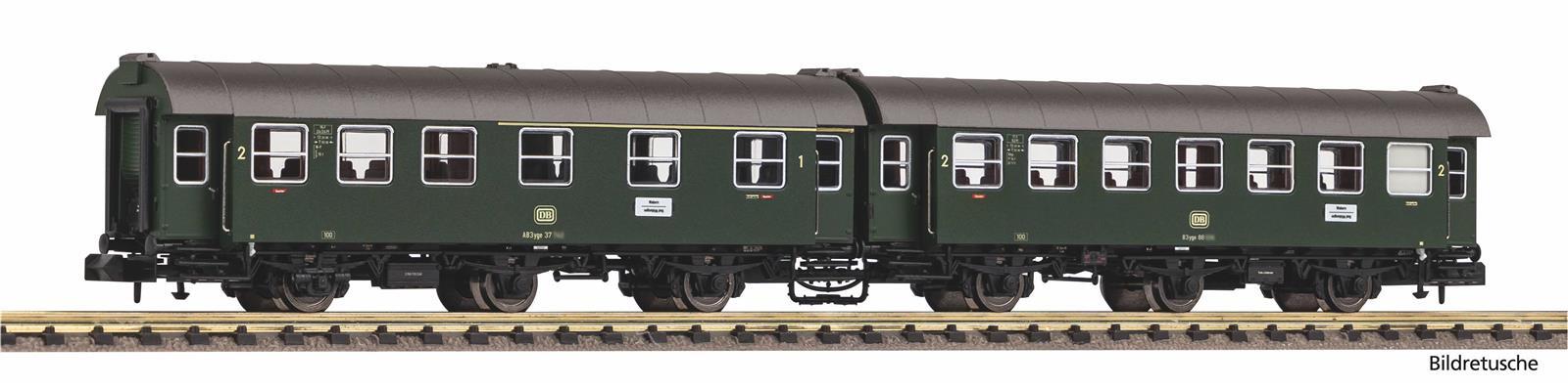 Piko 40763 N 2er Set Umbauwagen AB3yg & B3yg DB