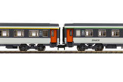 Piko 94505 N 2er Set Abteilwagen 1. Klasse + 2. Klasse...