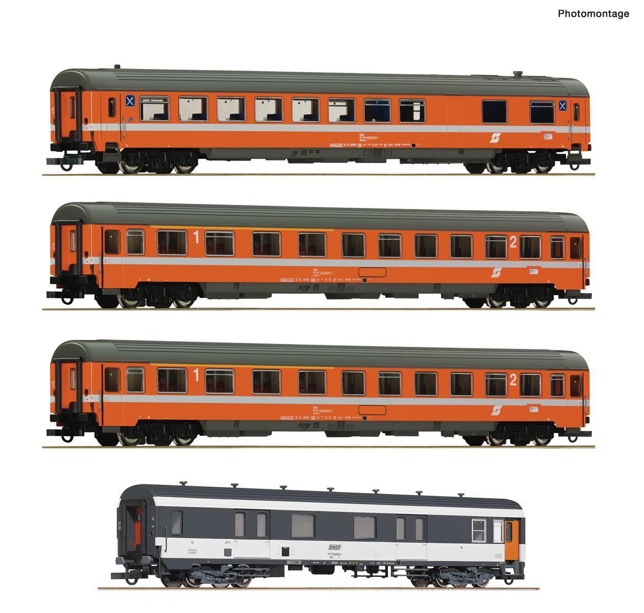 Roco 6200077 H0 4-teiliger Set 1: „Arlberg-Express“ ÖBB