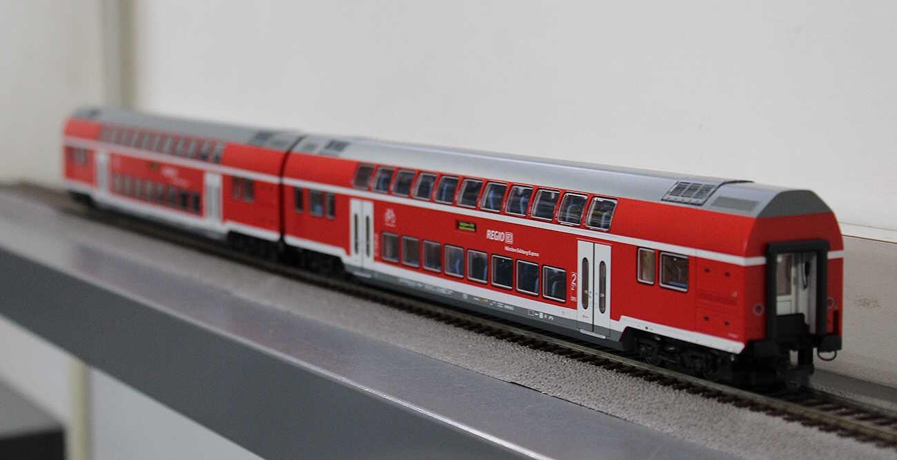 Roco 6200145 H0 2-teiliger Set: Doppelstockwagen DB AG