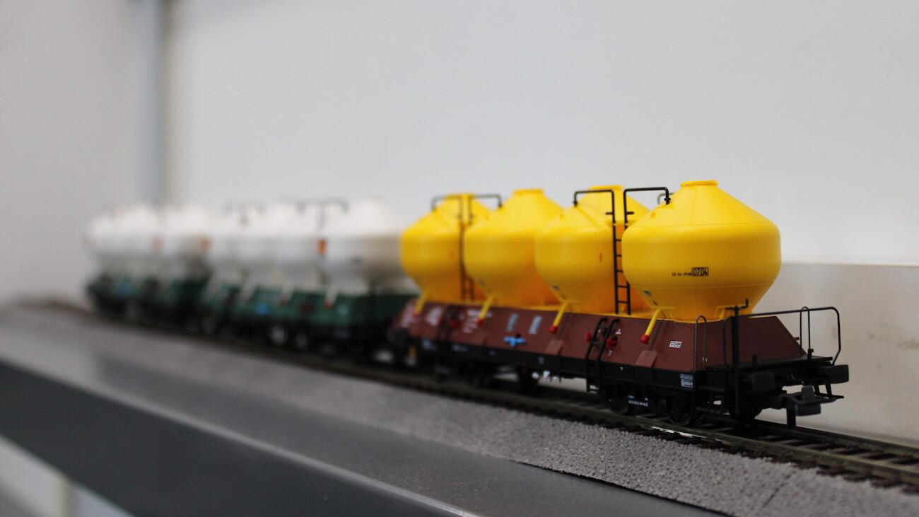 Roco 6600180 H0 3-teiliger Set: Silowagen CD