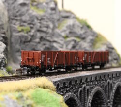 Roco 6600194 H0 2-teiliger Set: Offene Güterwagen DR